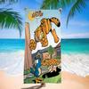 Anime G-Garfields Cat Microfiber Blanket Quick Drying Beach Towels Oversized Printing Super Absorbent Pool Towel Blanket