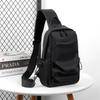 New men's breast bag trendy cool shoulder messenger bag multi-functional casual breast bag