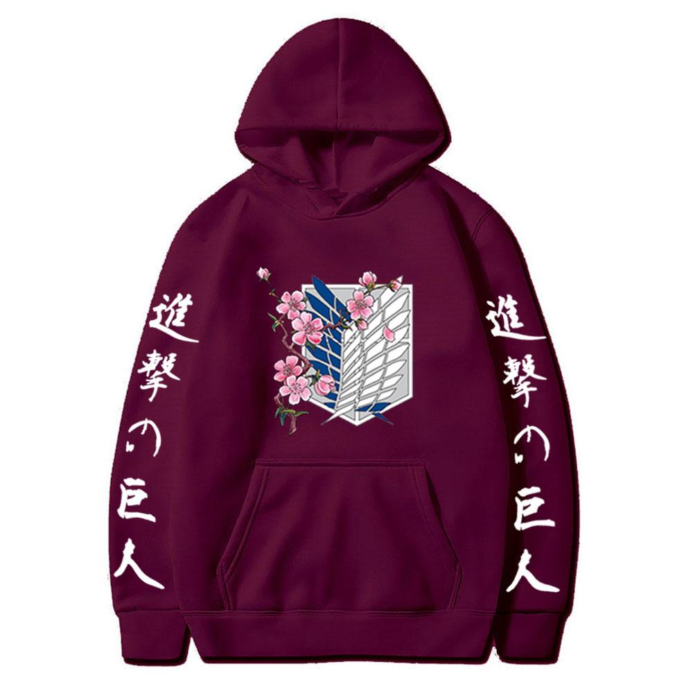 Женская толстовка с капюшоном унисекс с принтом «Атака Титанов» Толстовка с капюшоном — фото 6