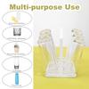 Drying Shelf Home Storage Mug Hooks Metal Cup Drying Rack with 6 Hooks Non-Slip Silicone for Mugs, Glasses, and Bottles
