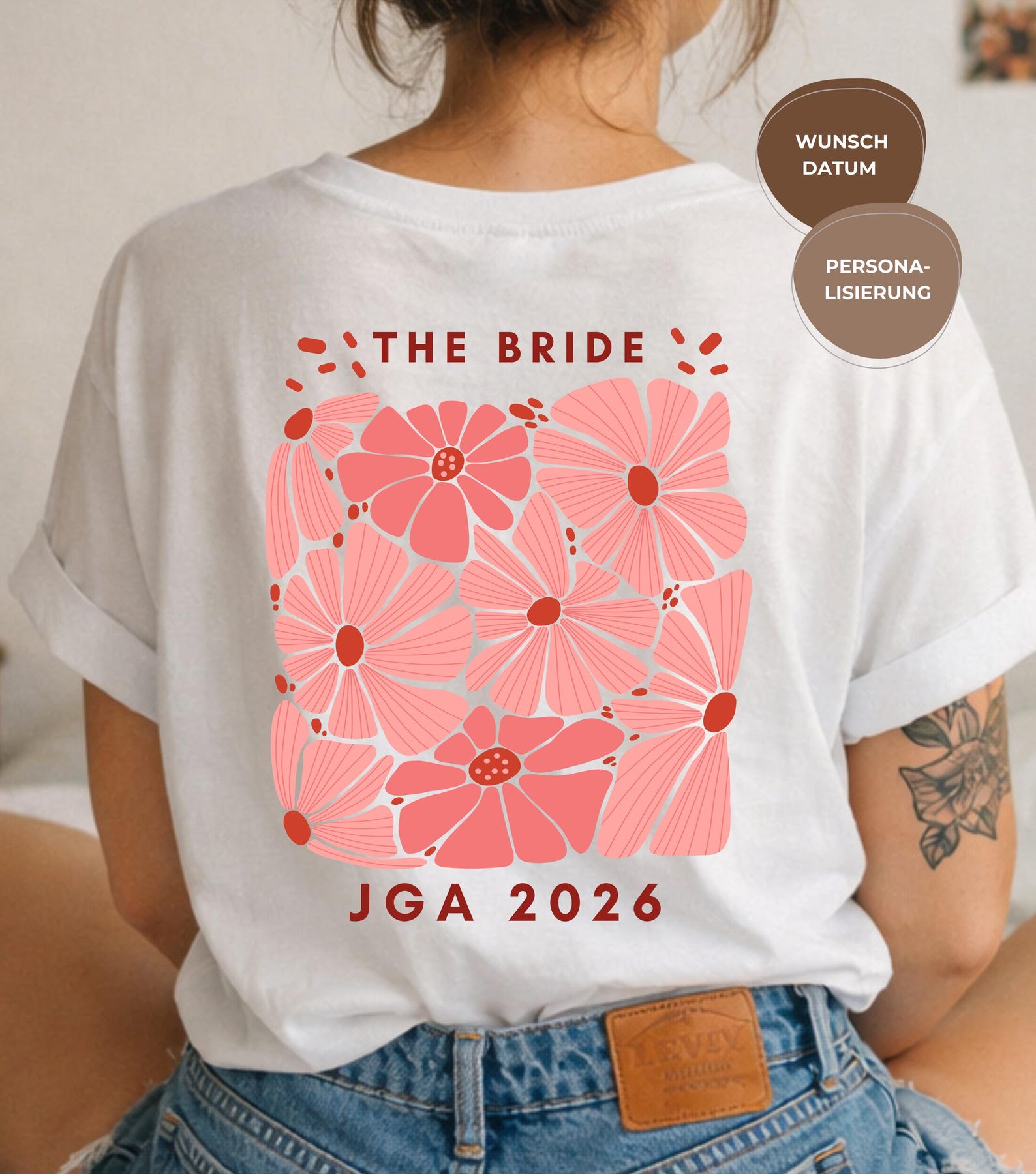 Personalized bachelorette party T-shirt, bride shirt, team bride, bachelorette party outfit, bachelorette party 2026, bridal shower shirt M