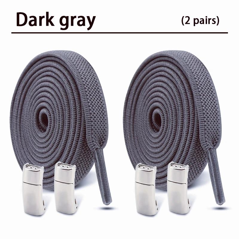 

2 пары новых магнитных шнурков без завязок, эластичные шнурки, кроссовки, шнурки без завязывания, детские, взрослые, широкие шнурки, аксессуары для обуви