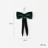 Velvet Large Bow Christmas Tree Decoration Pendant Enlarged Christmas Bows Hanging Ornaments Diy Wedding Decor Home Party Decor