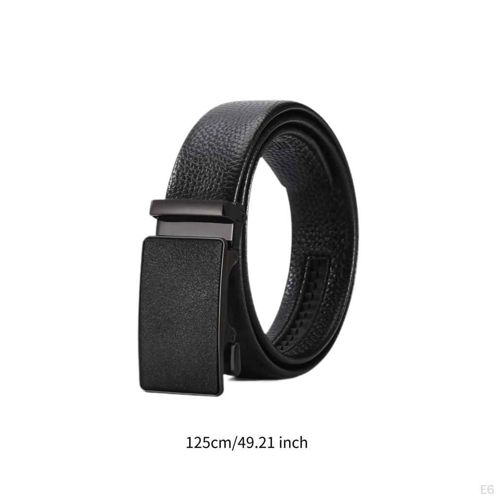 Men Belt Casual Automatic Buckle Elegant Dress for Pants Birthday Gift