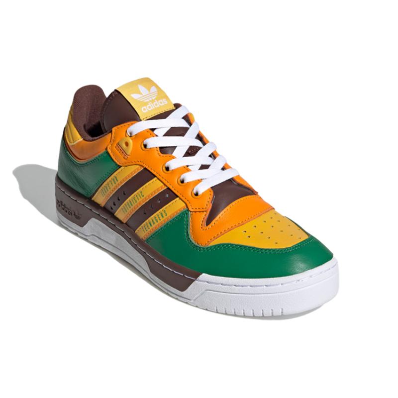 adidas Human Made X Rivalry Low 'Green Gold' Sneakers FY1084