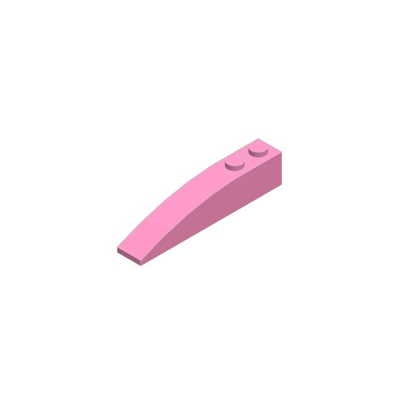 100pcs 42022 Curved 6 X 1 Slope Bricks Collections Bulk Modular GBC For Technical MOC DIY Building Blocks Compatible Toys