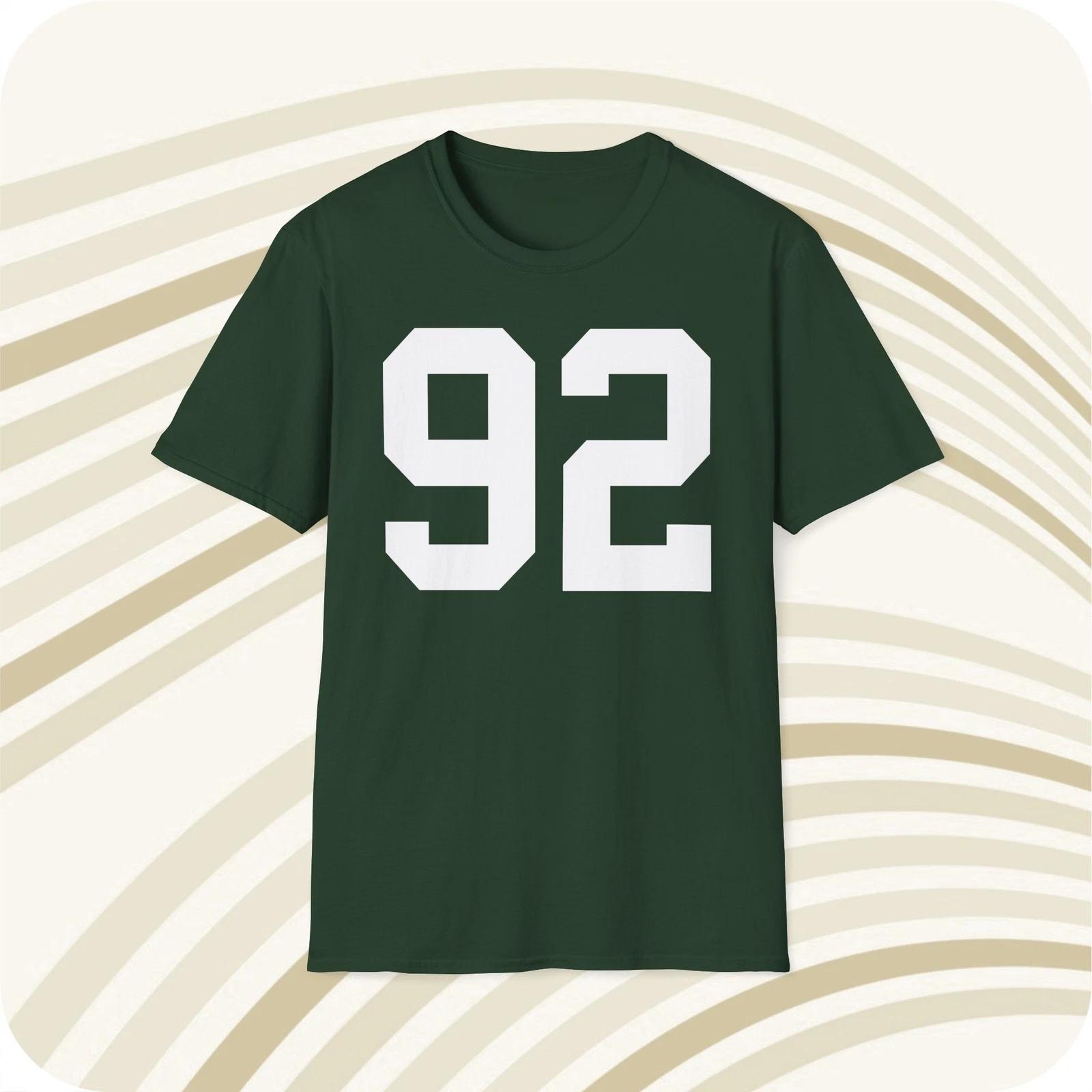 

Reggie White #92 Green Bay Packers Jersey T shirt - Front & Back Print M
