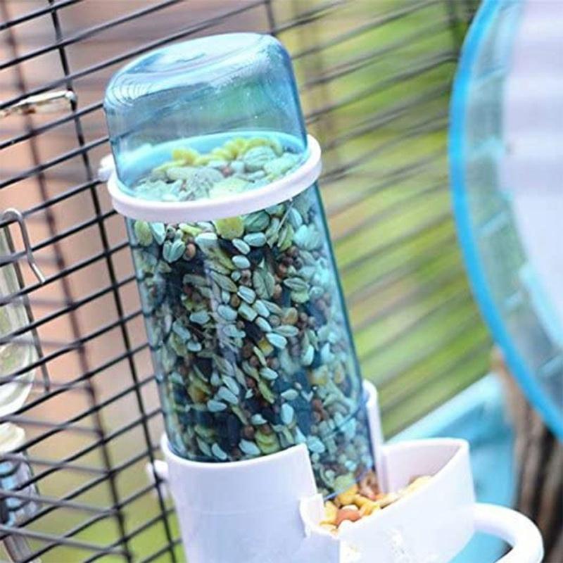 Bird Automatic Drinker Feeder Food Spoon Bird Supplies Parrot Parakeet Automatic Water Cups Bottle Feeder Small Pet Supplies