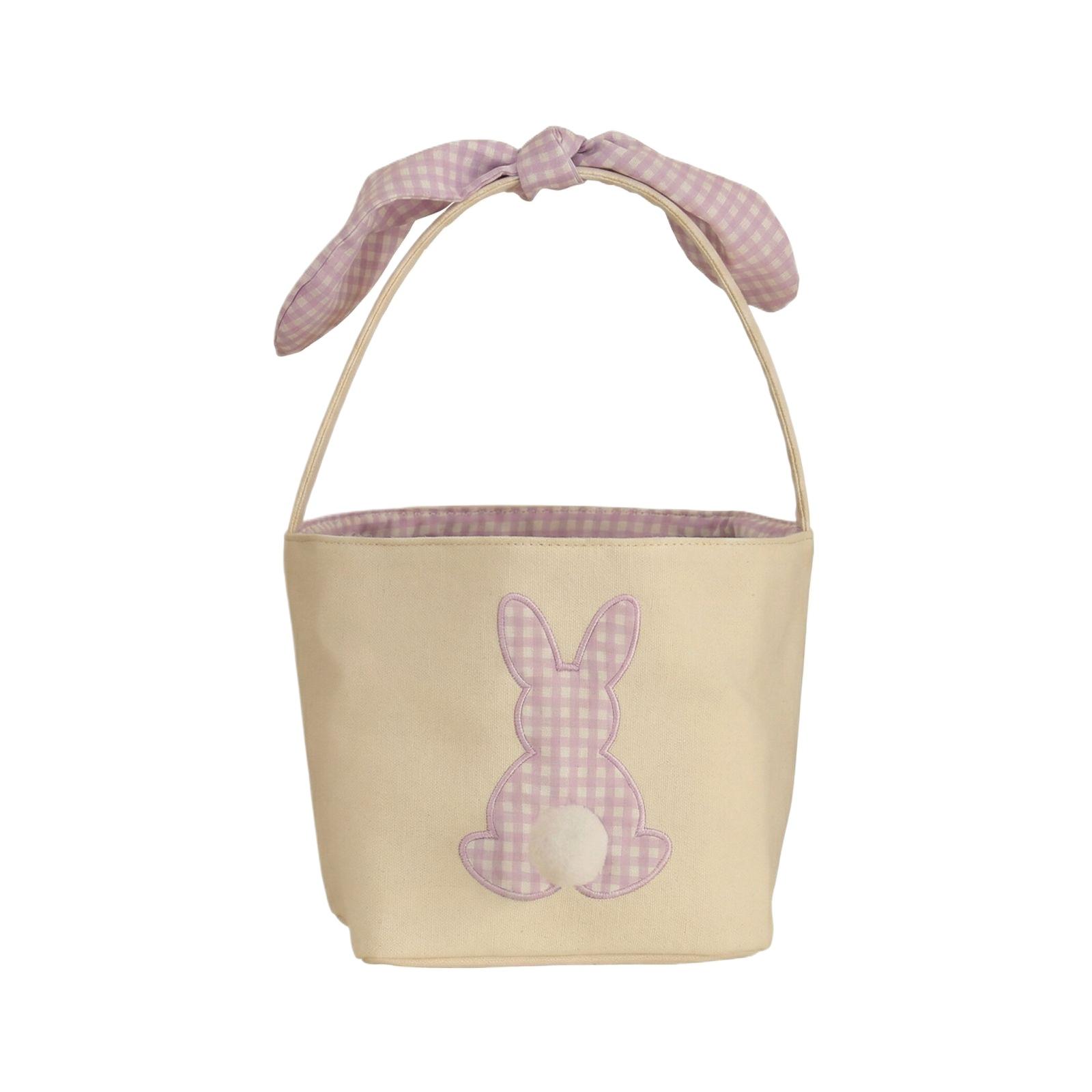 

Easter Storage Basket - Bunny Decor Storage Basket, Suitable For Desktop, Dressing Table, Or Living Room Storage. One Size фіолетовий
