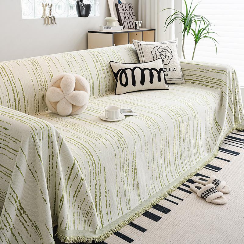 

Полотенце для дивана из синели, универсальный чехол для дивана Four Seasons, пылезащитный чехол для гостиной, прямой ряд, цельный тканевый чехол 180*130cm