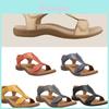 Ciabatte Estive Basse alla Caviglia Larghe Piatte Sandali da Spiaggia Moda Casual da Donna