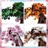 MOC Four Seasons Bonsai Tree Bricks Model Home Decoration Plant Potted Building Block Assembly Toys Kids Girl Decorate Toys Gift