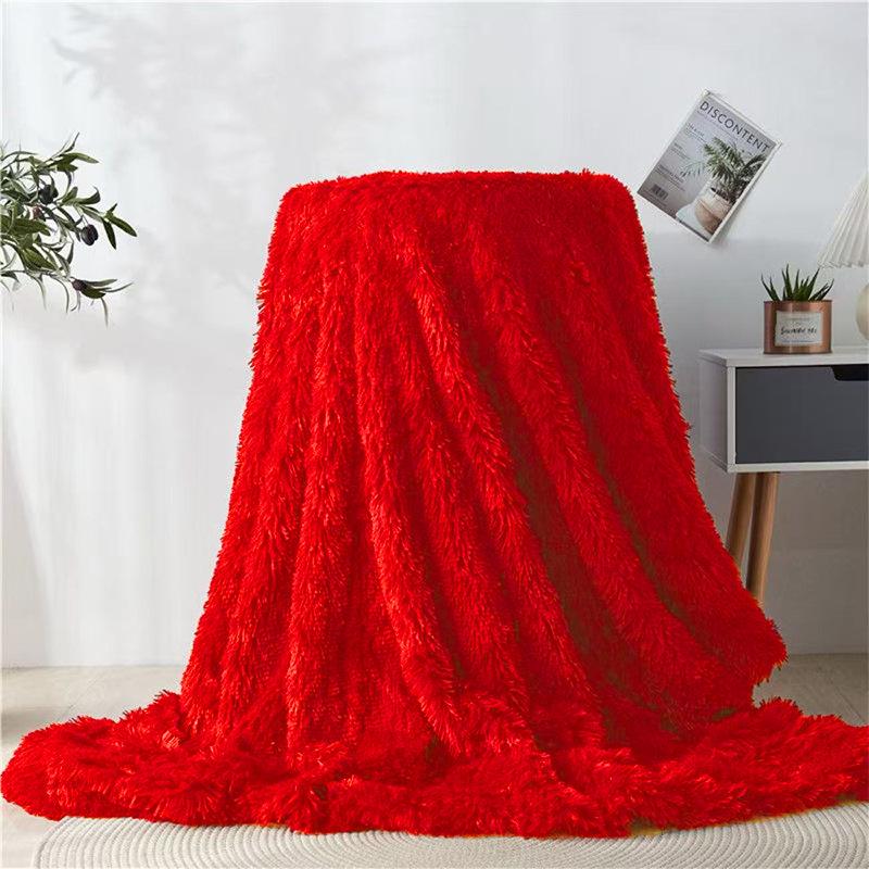 Plush Velvet Double-Layer Blanket for Kids Sofa or Quilt Cover