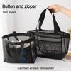 Fashion Women Tote Bag Shopping Bag Female Portable Large Capacity Beach Tote Mesh Storage Handbag