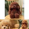 Adorable Teddy Dog Plush Toy Cute Sitting Puppy Doll For Girls Soft And Cuddly