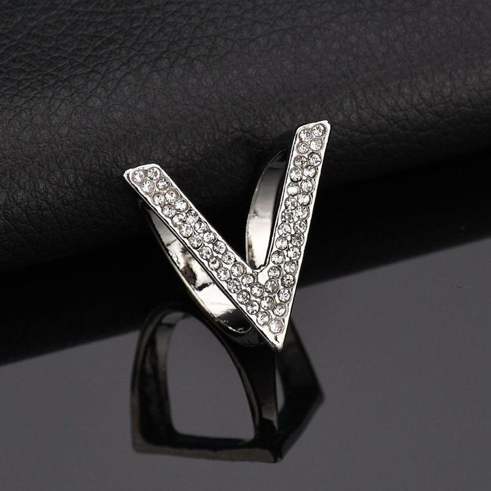 Girls Gift Elegant V Shape Scarf Clip Fashion Accessories Jewelry Scarf Ring Brooch Shawl Buckle