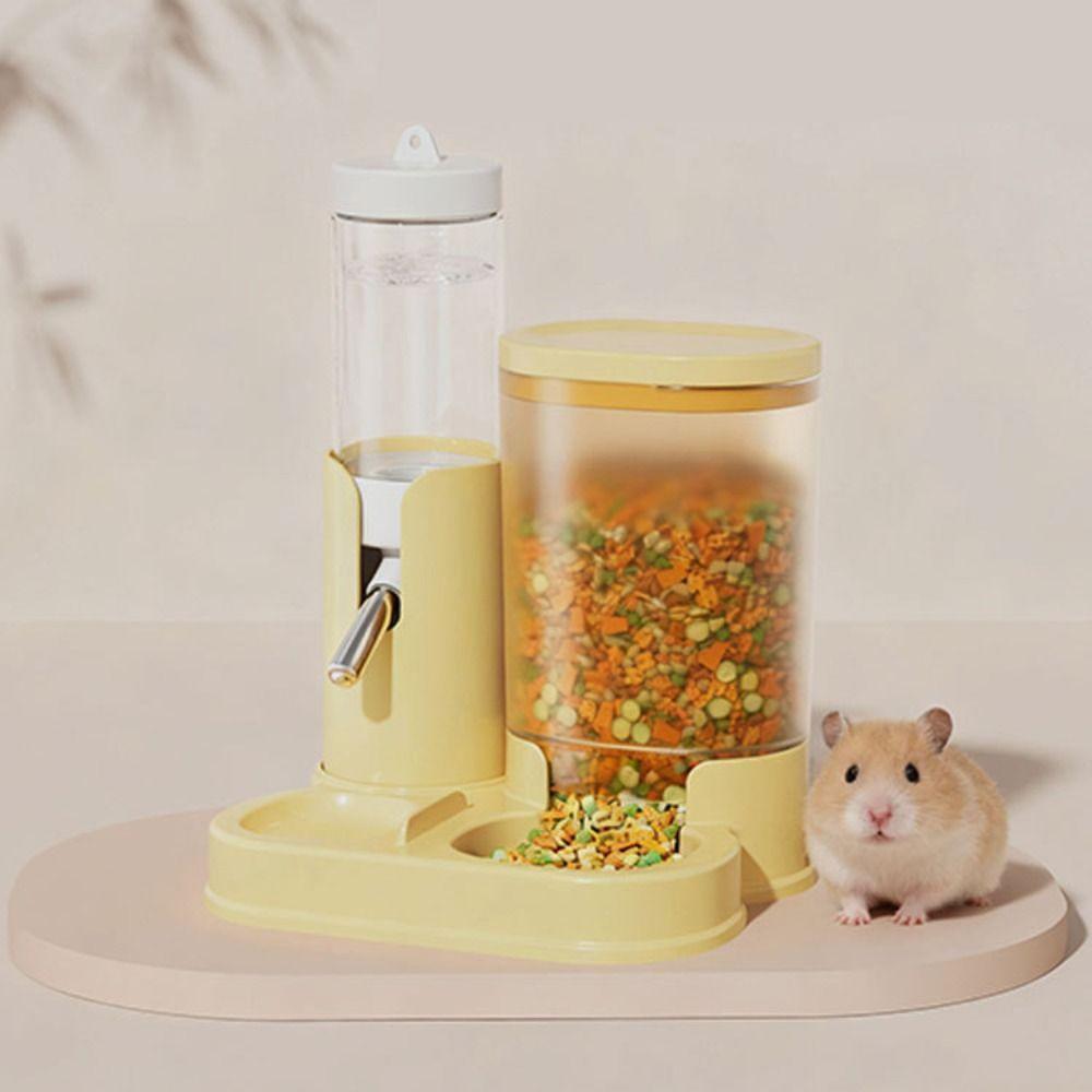2 in 1 Hamster Water Dispenser Automatic Pet Auto Dispenser No Drip Hamster Water Bottle  Indoor