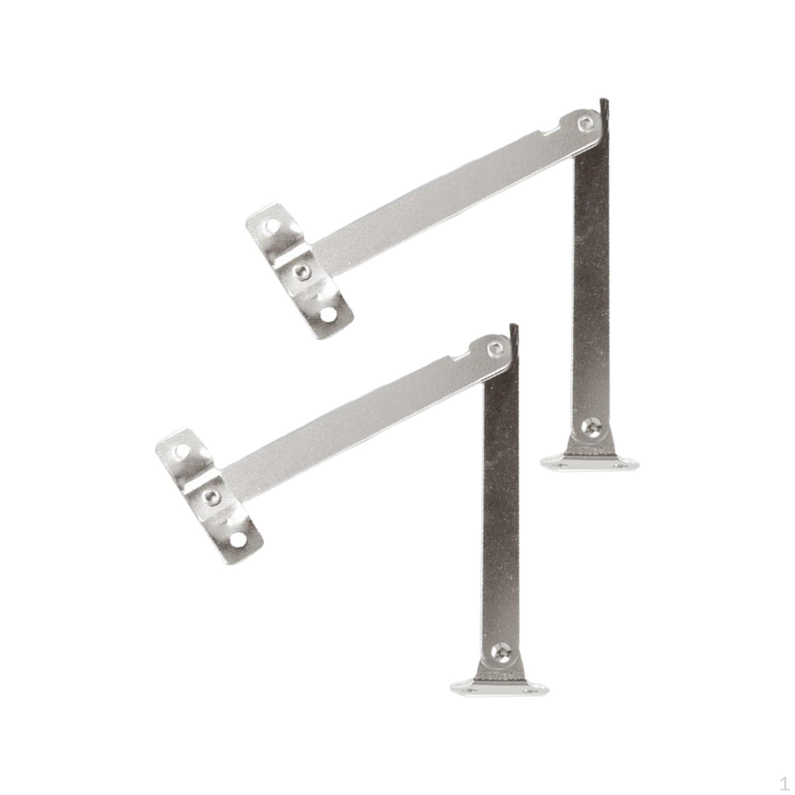

2 Pack of Lid Support Hinges for Kitchen Cabinets and Wooden Boxes L