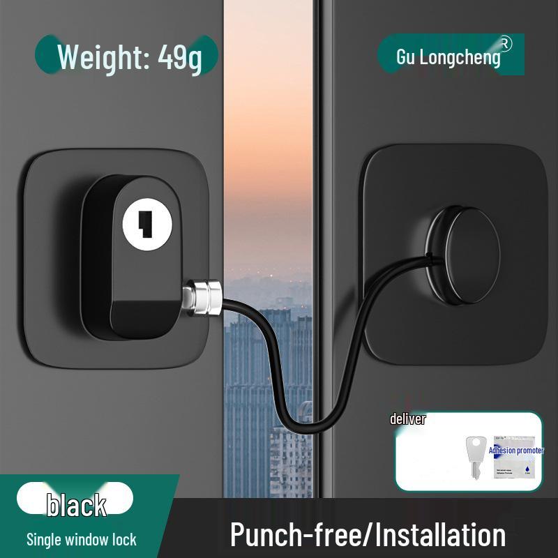 Child Safety Sliding Door & Cabinet Lock - Anti-Pinch & Anti-Open Protection for Drawers & Refrigerators