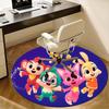 Pororo Chair mat Round Rug-Office carpet, Machine Washable, Non-slip, Suitable for Living Rooms, Bedrooms
