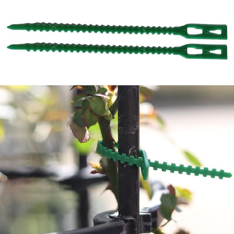Fishbone Textured Garden Straps Adjustable Plant Support System Reusable Binding Ties for Balcony Gardening Landscaping