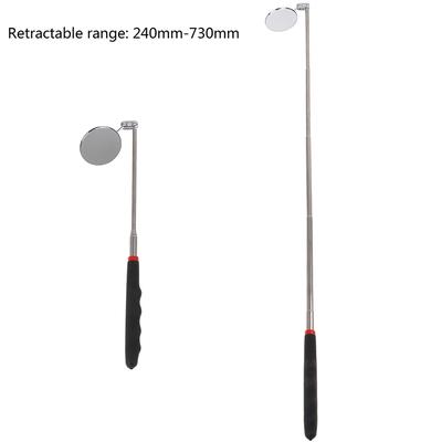 1Pc 50Mm Car Telescopic Detection Lens Inspection Round Mirror 360° Repair Tool