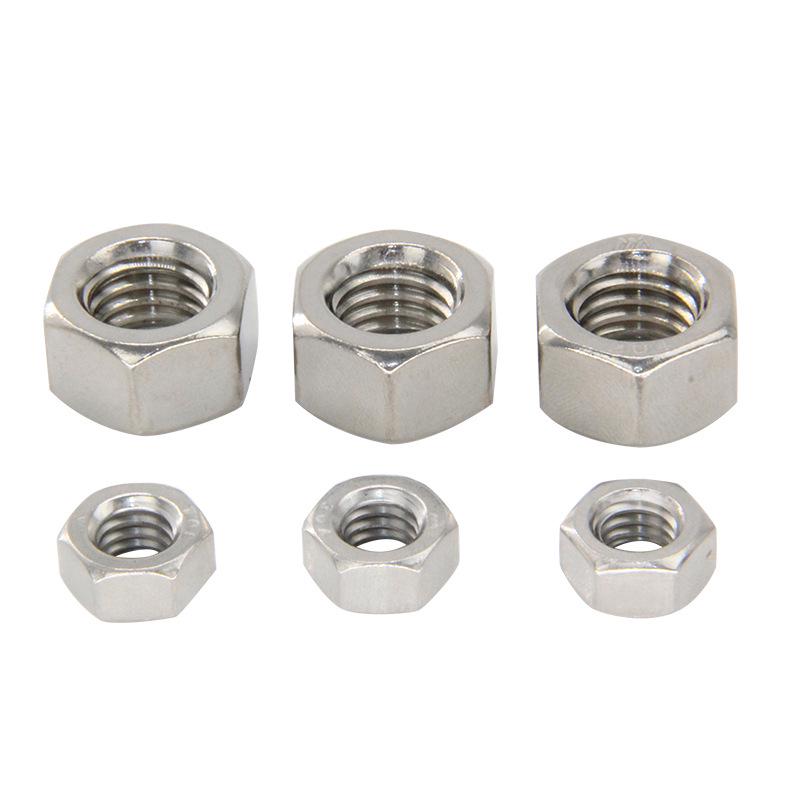 Metric 304 Stainless Steel Hand-Tightened External Hex Nut Screw Set (1.6–64)