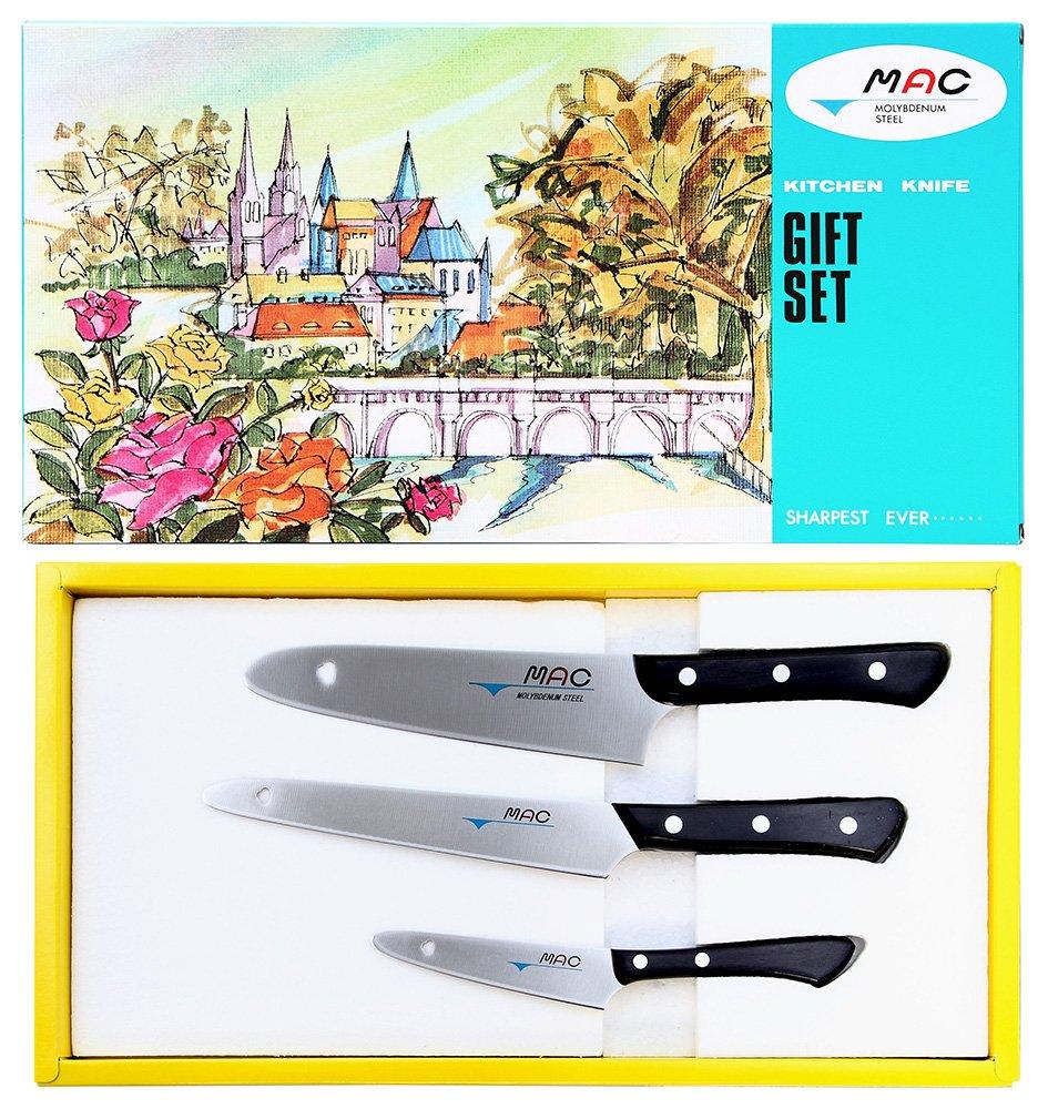 Mac Gift Set for General Cooking Sashimi Peeling 105mm 3-piece GSP-31 170mm, 175mm,