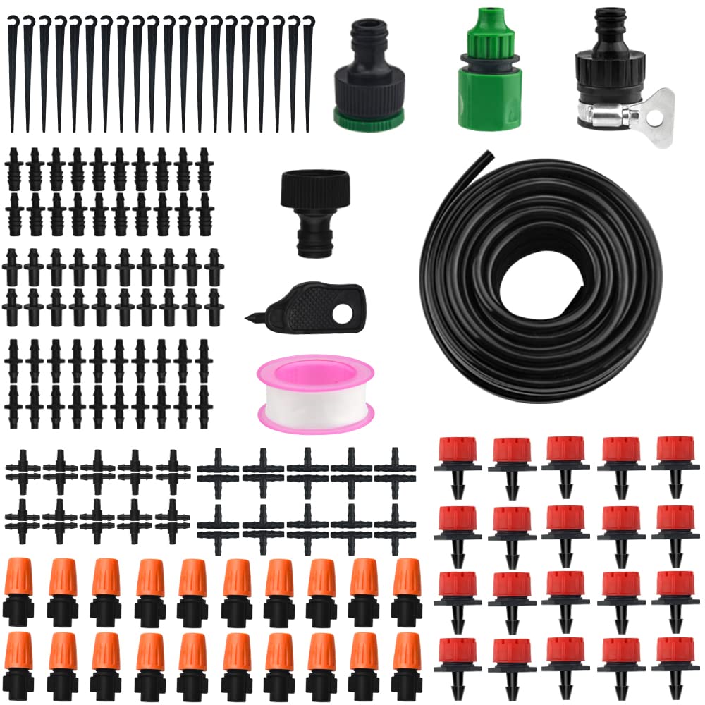

WMYCONGCONG Automatic Watering Hose with Spray Drip Irrigation System Drip Watering Sprinkler Drip Watering Drip Irrigation Automatic Watering