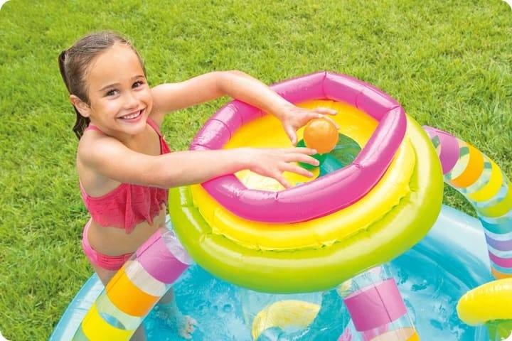 Loc de joacă gonflabil curcubeu