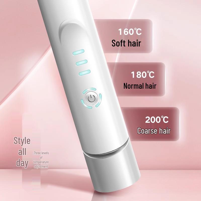 Wireless Charging Mini Hair Straightener & Curler
