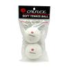 SAKURAI CALFLEX Tennis/Soft Tennis Balls with Safety Valve, 2-Pack, White CLB-401W