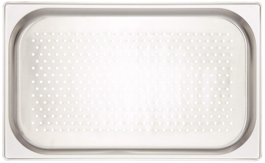 TKG Corporation Donam Perforated Hotel 20mm Stainless AHTA101 Pan, 1/1 Scale, Deep, 18-8 Steel,