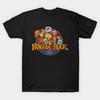 Asian Size Cotton Unisex Tshirt Print T-shirt Fraggle Rock Vintage Worn T-shirt No-Cut Print Regular Fit