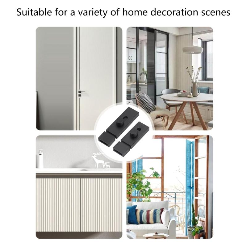 Easy to Install Aluminum Door Catches Metal Door Fastener Providing Long service  Protections for Cabinets & Storage Room