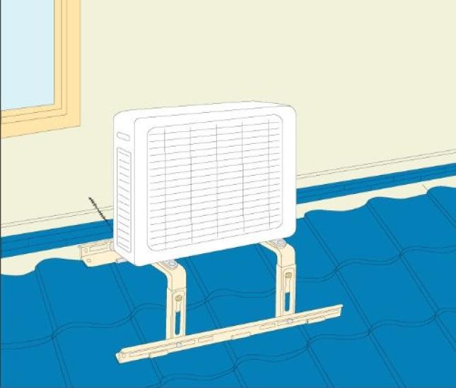 Nissei Metal Cooler Catcher for Sloped Roofs, C-YG