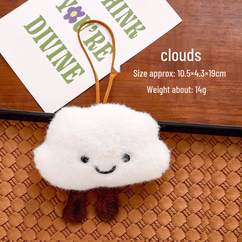 Cute Cartoon Animal Plush Keychain: Children's Backpack Pendant and Gift