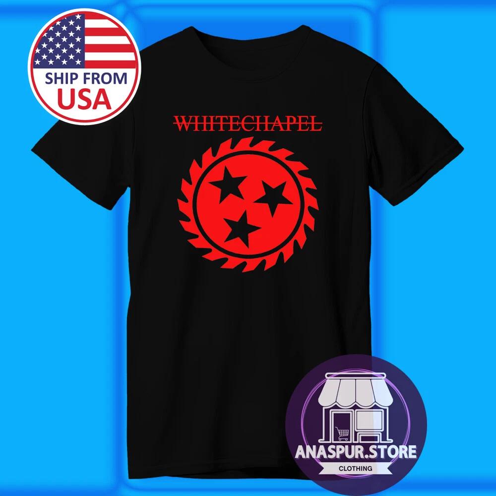 WHITECHAPEL Saw Is The Law Men s Black Size S-5XL 3XL