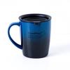 GoodPlus+ Vacuum Insulated Stainless Steel Mug "Air Zero" 300ml, Gradient Blue [Keeps hot and cold drinks hot/cold] [With a secure sliding lid] [Keeps
