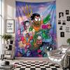 Wall TapestryTeen Titans Go Art Hanging Cloth Decorative Background Cover for Room Decoration