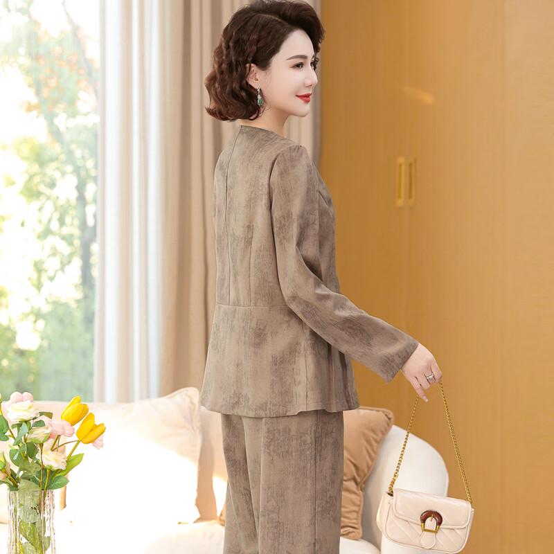 Jarní módní dvoudílná souprava pro středně staré ženy Yalu
