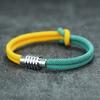 New 8 Styles Classic Contrast Color Design Men Bracelet Boyfriend Gift A Grade Rope Handmade Wrap Braslet Pulseria Hombre Joias