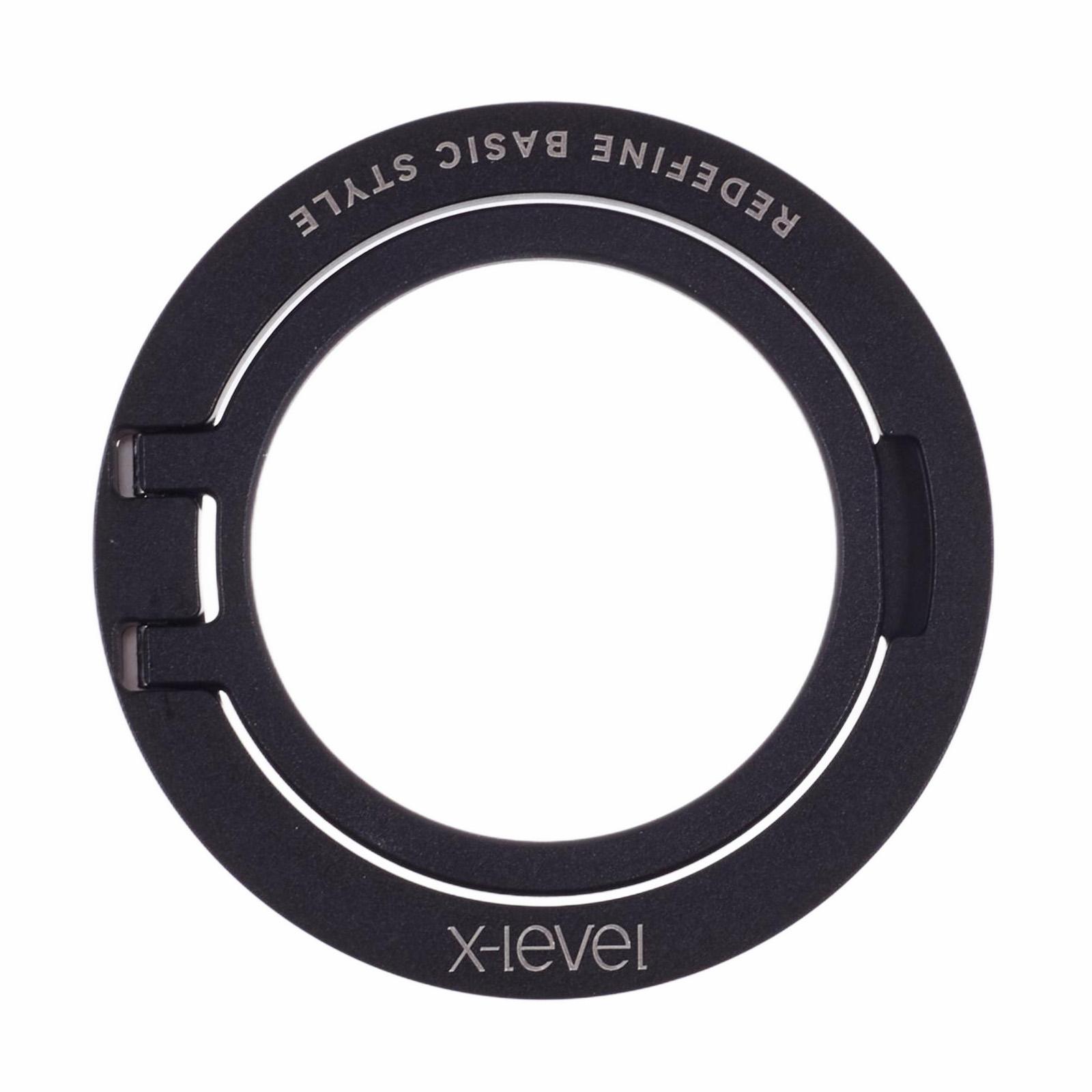 

X-LEVEL Magnetic Ring Holder Kickstand for Smartphones Black