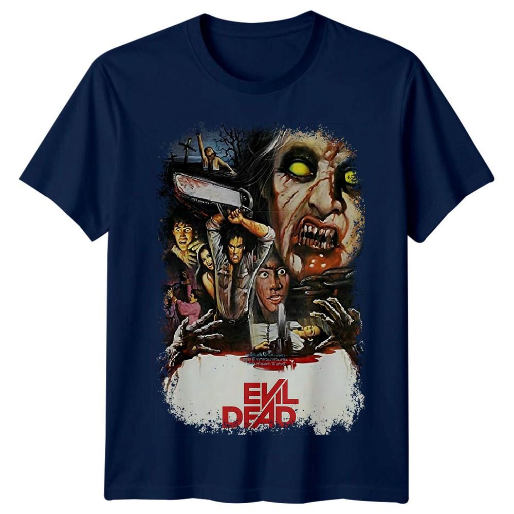 The Evil Dead 1981 Movie Poster Inspired Tshirt Retro Horror Scary Tee Unisex