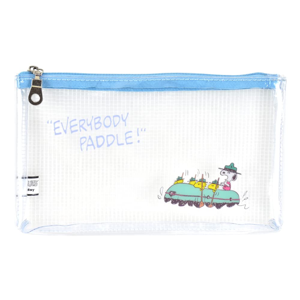 Snoopy Pouch, Clear Pouch, Makeup Pouch, Mini, Small, Transparent, Simple Boat Design (SPZ-3100)