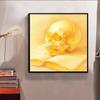 New Arrival 5D DIY Full Circle Diamond Painting "Yellow Skull and Book" Embroidery Cross Stitch Home Decor Gift