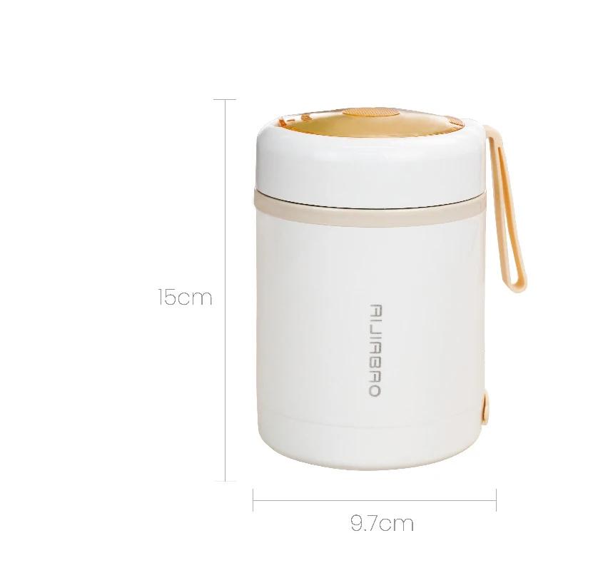 600ML Portable USB Electric Heating Lunch Box Stainless Steel Food Warmer Container 5V 12V 24V Picnic Milk Drink  Food Heater