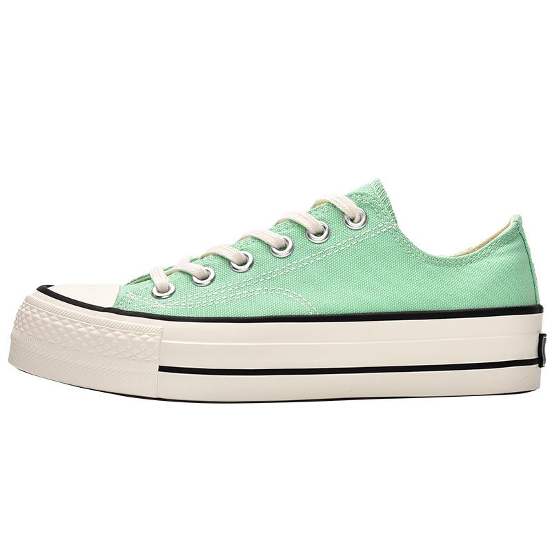 Platform Canvas Shoes Women's Muffin Shoes Heightening Board Shoes 5615 New Color