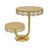 2 Tier Cake Stand Display Holder ,Serving Platter Serving Tray ,Dessert Towers Round Cupcake Stands