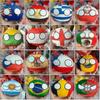 70 Stili 10cm Peluche Country Ball Ciondolo Polandball Decorazioni Country Balls Bambola di Peluche Countryball Regalo di Natale Per Bambini 25-26